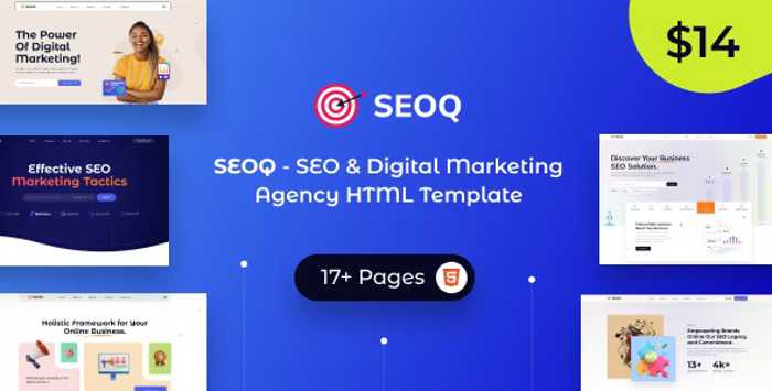 SeoQ-سئو و بازاریابی دیجیتال-html template-قالب html-تجزیه و تحلیل وب سایت-آژانس های خدمات دیجیتال