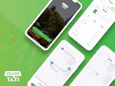 رابط کاربری اپلیکیشن تاکسی اینترنتی - سبز